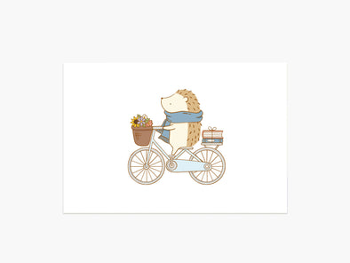 Henrietta Biking Postcard
