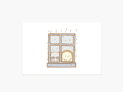 Rainy Day Postcard