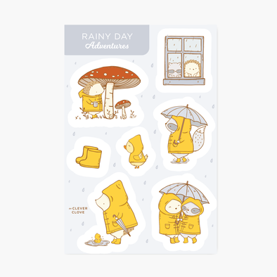 Rainy Day Sticker Sheet