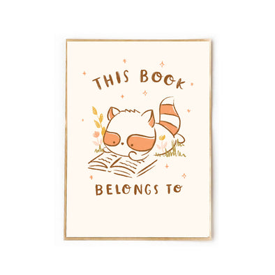 Ramona Bookplate Stickers (Ex Libris Labels) Set of 6