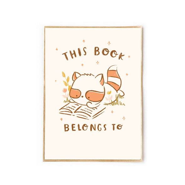 Ramona Bookplate Stickers (Ex Libris Labels) Set of 6
