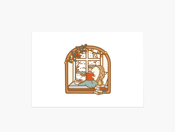 Reading Nooks // Winter Postcard