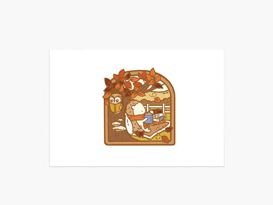Reading Nooks // Autumn Postcard