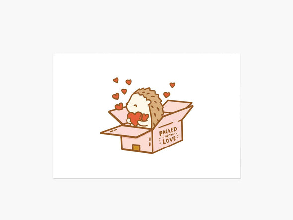 Packed with Love Postcard