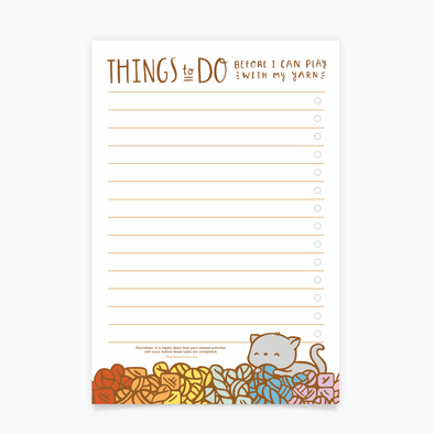 Yarn Stash Notepad