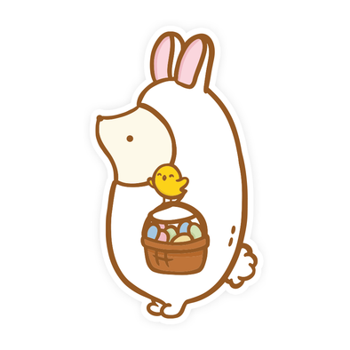 Henrietta Easter Bunny Vinyl Sticker
