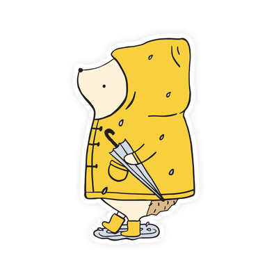 Henrietta Rainy Day Vinyl Sticker