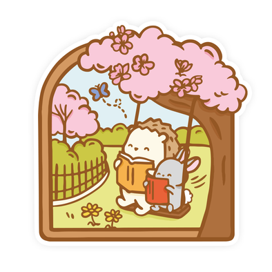 Reading Nooks // Spring Vinyl Sticker
