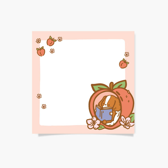 Peach Corner Sticky Notes