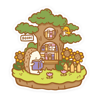 Tiny Shops // Book Shop Vinyl Sticker
