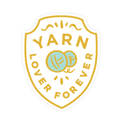Yarn Lover Forever Vinyl Sticker