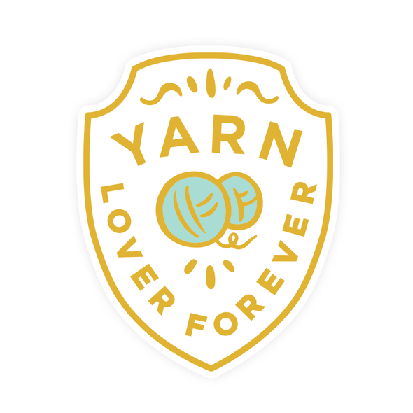 Yarn Lover Forever Vinyl Sticker