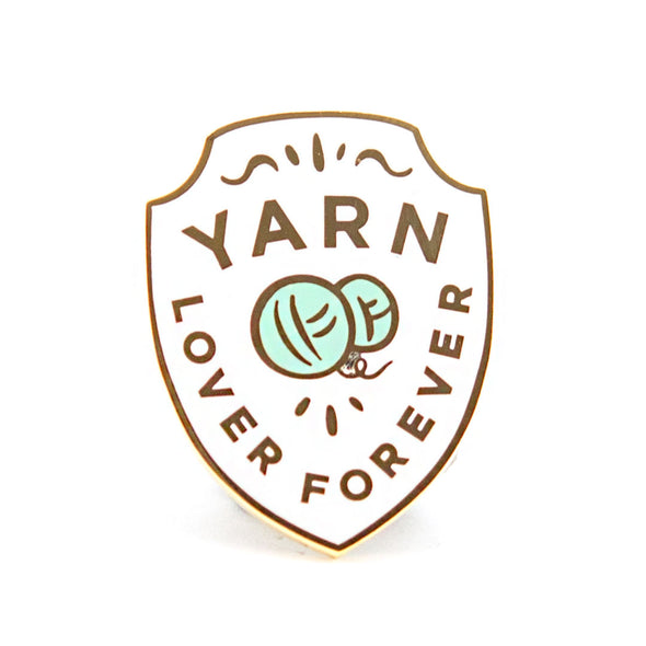 Yarn Lover Forever Pin